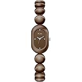 Gosasa Vintage Dainty Women’s Quartz Bracelet Watch – Luxury Minimalist Oval Gold Dial Slim Elegant Dress Ladies Diamond Wristwatch Waterproof