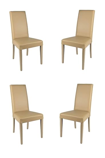 Tommychairs 4er Set Stuhle Ginevra Robuste Struktur Aus