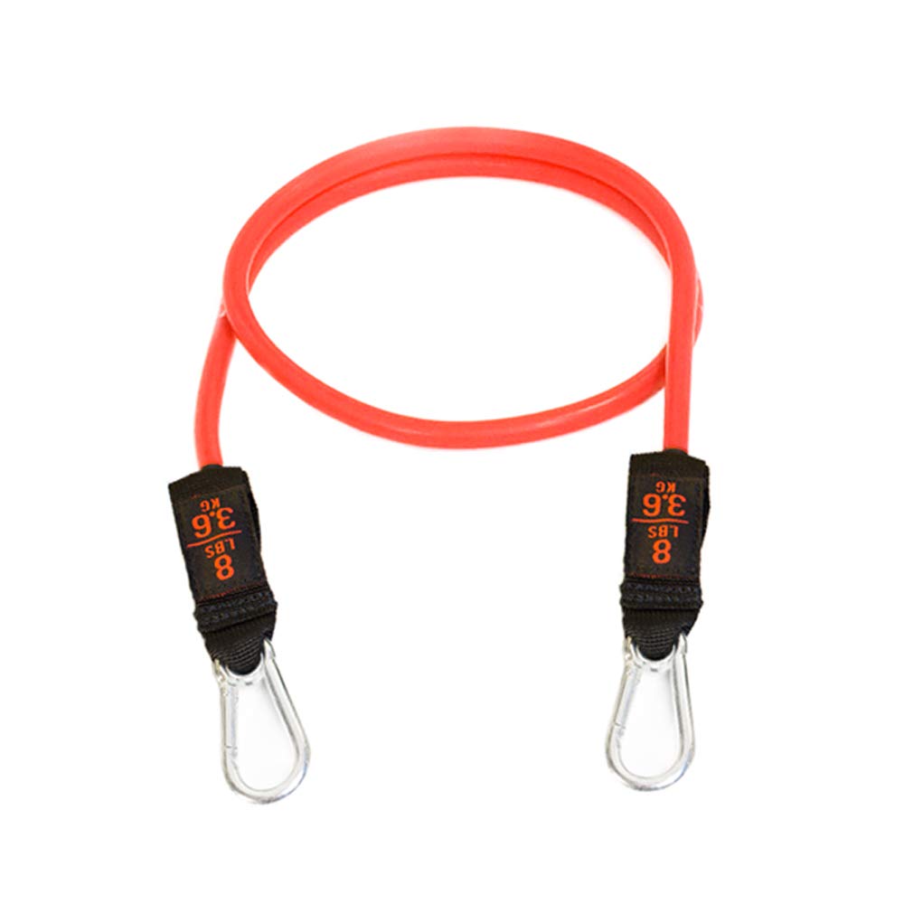bodylastics SINGLE CLIP RESISTANCE BANDS with large iron carabiner