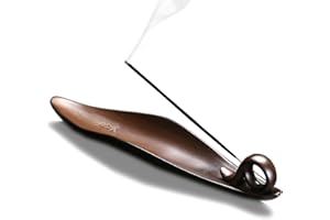 9" Length Incense Stick Holder with 3 Holes, Ceramic Incense Ash Cather for Counters, Meditation Room, Yoga, Home, Office