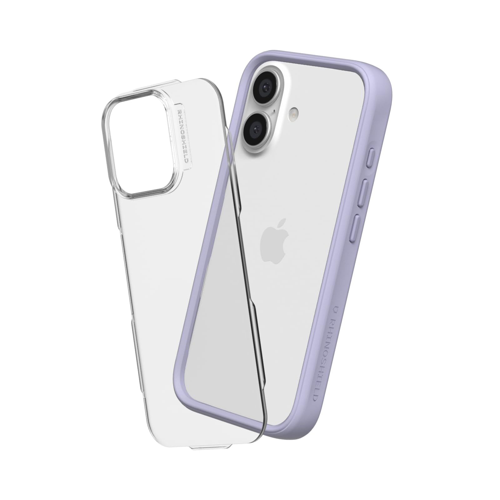 RHINOSHIELD Modular Case Compatible with [iPhone 16 Pro] | Mod NX - Customizable Shock Absorbent Heavy Duty Protective Cover 3.5M / 11ft Drop Protection - Lavender