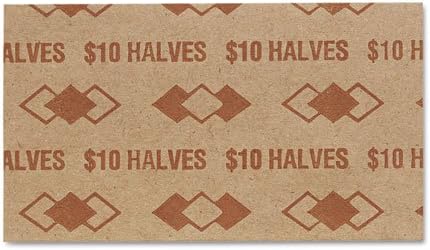 PM Company Products - PM Company - Tubular Coin Wrappers, Half Dollar Coins, $10, Pop-Open Wrappers, 1000/Pack - Sold As 1 Pack - Sturdy, single-ply Kraft stock with a pre-sealed seam. - Convenient pop-open design. - American Banker Association denomination color-coding.