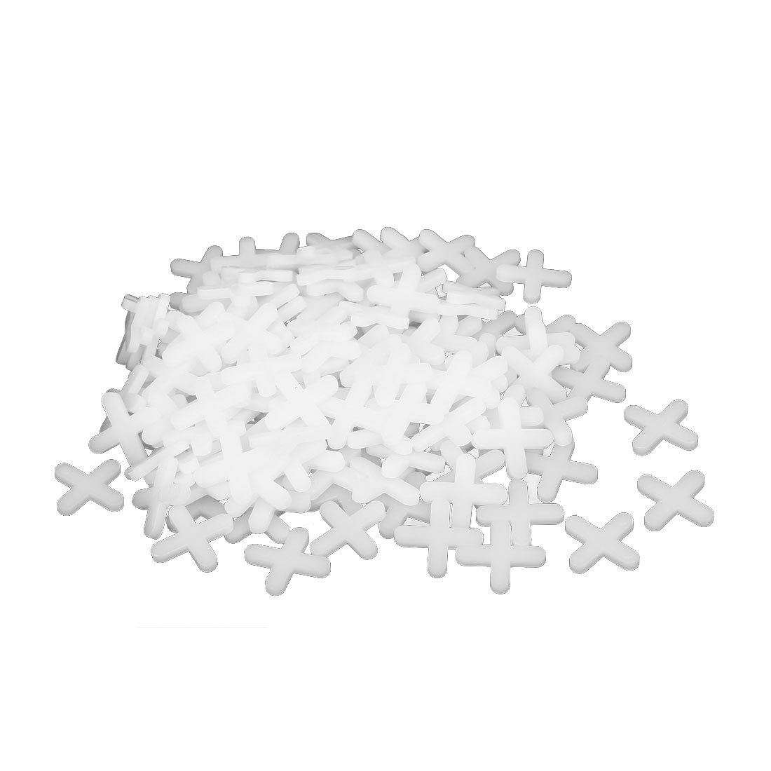 Sourcingmap Wall Floor Tile Plastic Cross Spacer 5mm White 200pcs