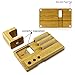 Gosin Apple Watch Stand, Aerb Bamboo Wood Charging Stand Bracket Docking Station Stock Cradle Holder for iPhone and Apple Watch iPhone 7