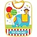 Fisher-Price Circus 1St Birthday Vinyl Baby Bib (Pack Of 1), Multicolor, 13