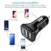 CHOETECH USB C Car Charger, 30W Dual USB Car Charger Compatible with Iphone XR XS Max, Iphone X 8 Plus, Quick Charge 3.0 with Extra USB C Cable Compatible with Samsung Galaxy Note 9/8 S9 S8 Plus