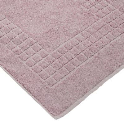Linens Limited - Non Slip Bath Mat, Bathroom Accessory for Spa Experience, Soft and Luxurious, Egyptian Cotton, Super Absorbent Long Rug, Machine Washable (Pink)