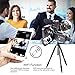 4K Camcorder, Ansteker Ultra-HD 1080P 24MP 30FPS Digital WiFi Video Camera, IR Night Vision Camcorder with Microphone and Wide Angle Lens,Lens Hood (Black+Lens)