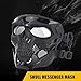 MOGOI Airsoft Skull Mask, Full Face Protective Masks for Airsoft Paintball Outdoor Cs War Game BB Gun Halloween Skeleton Masks Party Cosplay Mask Movie Props