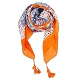 Bohemia Orange Light Scarf For Women In Summer And Spring