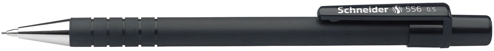 Schneider Pens/Mechanical 556 Pencil with Rubber Shaft, 0.5 MM HB, Black