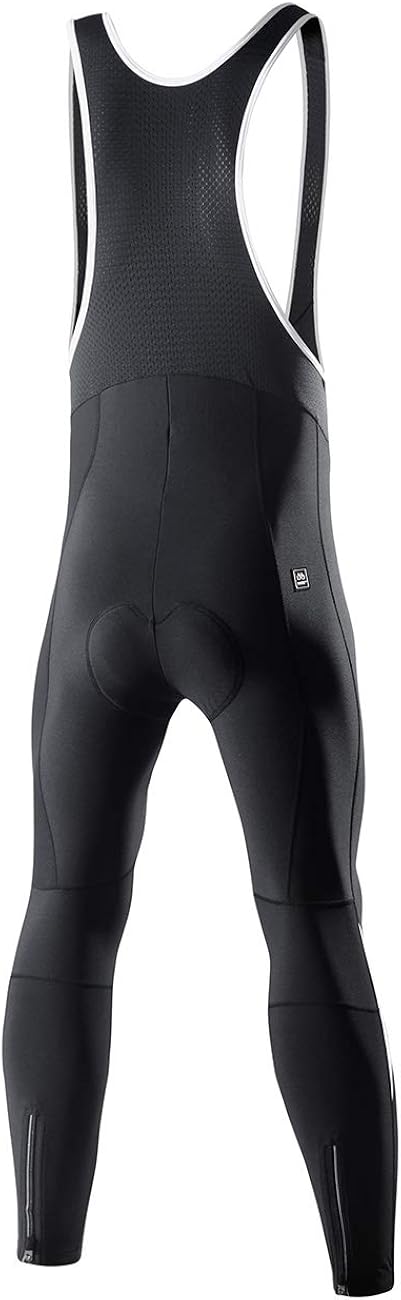Santic Cycling Bib Tights Winter Padded Long Pants Compression Bib Pants : Clothing