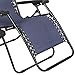 Best Choice Products Folding Zero Gravity Outdoor Recliner Patio Lounge Chair w/Adjustable Canopy Shade, Headrest, Side Accessory Tray, Textilene Mesh - Navy Blue