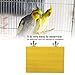 Bird Perch Stand Platform Durable Paw Grinding Clean Board Practical Pets Cage Accessories Stands Exercise Toy for Parrots (Yellow)thumb 2