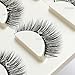3 Pairs Long Cross False Eyelashes Makeup Natural 3D Fake Thick Black Eye Lashes Icycheer Soft Fake Lash