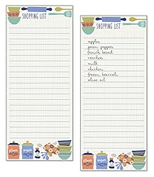 Set of 2- Kitchen Design List Pad, Fridge