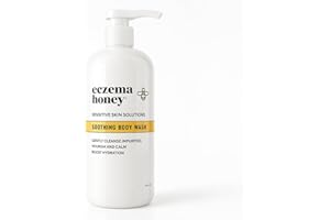 ECZEMA HONEY Soothing Body Wash - Daily Shower Gel & Eczema Treatment - Sensitive Skin Body Wash for Adults, Kids, & Babies - Body Cleanser for Eczema Relief (13 Oz)