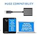 Pixel 2 Usb C to 3.5mm Audio PD Charge Splitter Adapter,AirsFish 2 in 1 Type C to 3.5mm Aux Stereo Earphone Fast Charging Converter Hi-res/DAC Headphone for Google Pixel 2/2XL,HTC,Moto,Samsung,MacBook