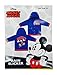 Disney Mickey Mouse Clubhouse Boys Royal/red Rain Slicker (larges 6/7)