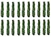 Haute Decor GarlandTies, 20 Pack 14 inches (Noble Fir) Twist Ties with Strong Inner Wire for Securing Garland, Lights, and More!