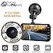 Dual dash car cam, Mi Yang FHD 1080P camera front and rear with night vision,2 channel 310° wide angle lens 4” screen dashboard cam , G-senor, Parking monitor,motion detection.for trucks uber driver