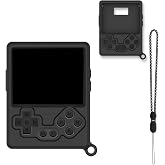 NOUKAJU Case for GKD Pixel 2, Game Console Case,Anti-Drop, Anti-Scratch,Shockproof,Silicone Protective Cover for GKD Pixel 2 Mini Pocket Handheld(Black)