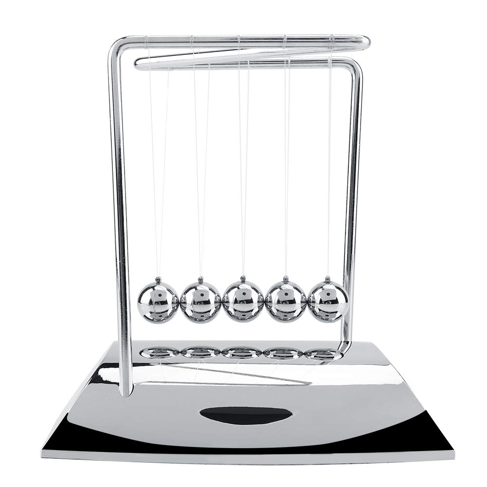 Kinetic Orbital Newton Cradle Balance Ball Physics Science Pendulum Ornaments Toy Children Educational Toys Home Desktop Decoration(7.28 x 4.72 x 7.87 inch)