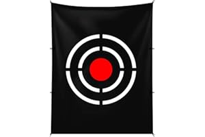 Gagalileo Golf Target Cloth: Protective Net Portable Easy Setup with Ropes Indoor Outdoor Practice All Golfers Training Accuracy for Backyard Garage