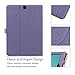 ProCase Galaxy Tab S2 9.7 Case - Leather Stand Folio Case Cover for Galaxy Tab S2 Tablet (9.7 inch, SM-T810 T815 T813) -Purple