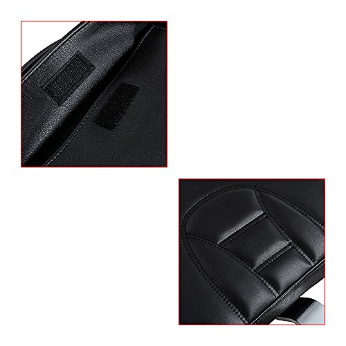 image for Anzio Adjustable Rider Driver Backrest Pad for 1997-2017 Harley Tourin
