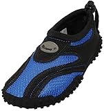 AimTrend Children's Water Shoes Aqua Pool Socks Black-Royal-3