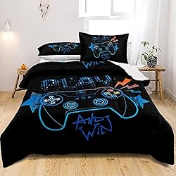 Gaming Bedding Set Twin Size Gamer Comforter Set