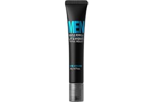 Aiihoo Triple-Roller Under Eye Stick for Men, 1 Pack 20g Lightweight Non-Greasy Gel, Soothing Daily Eye Care Black One Size