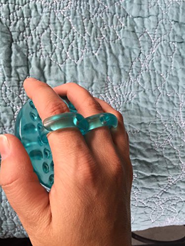 Body & Sole Shampoo and Scalp Toning Brush -- Helps Control Dandruff (Aqua) Use to Clean Hair and Scalp, Apply Hair Products, Increase Scalp Circulation