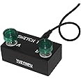 Yueyinpu Latch Dual Switch Pedal For Gutar Effect Pedal With TRS Cable 6.66 Feet(Latch Dual Switch)