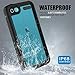 iPod 5 iPod 6 iPod 7 Waterproof Case, Re-Sport Shockproof Dirtproof Snowproof Full-Body Protective Case Cover Built-in Screen Protector Compatible iPod Touch 5th/6th/7th (Blue)
