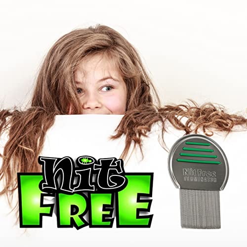 Nit Free Terminator Comb, Professional Stainless Steel Louse And Nit