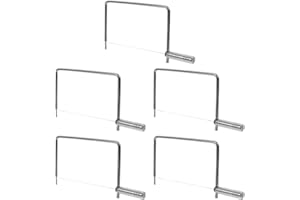 DECHOUS 5Pcs Wire Cheese Slicer with Handles, Stainless Steel Cheese Cutter Slicer Wire Butter Grater Cutter for Block