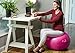 Live Infinitely Exercise Ball (55cm-95cm) Extra Thick Professional Grade Balance & Stability Ball- Anti Burst Tested Supports 2200lbs- Includes Hand Pump & Workout Guide Access Pink 55cm
