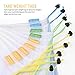 Reusable Produce Bags, Lavinrose Reusable Mesh Produce Bags with Drawstring & Tare Weight Tags, Durable Overlock-Stitched Strength, See-Through & Washable Storage Bags, Set of 15