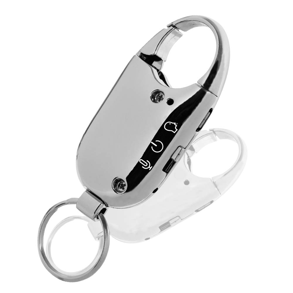 Keychain Digital Voice Recorder,Voice Activated Keyring Audio Recoder