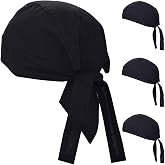 Cotton Doo Rags Skull Beanie Hat Bandana Motorcycle Dew Rag Hard Hats Liner Welder Chef Do Rags for Men and Women