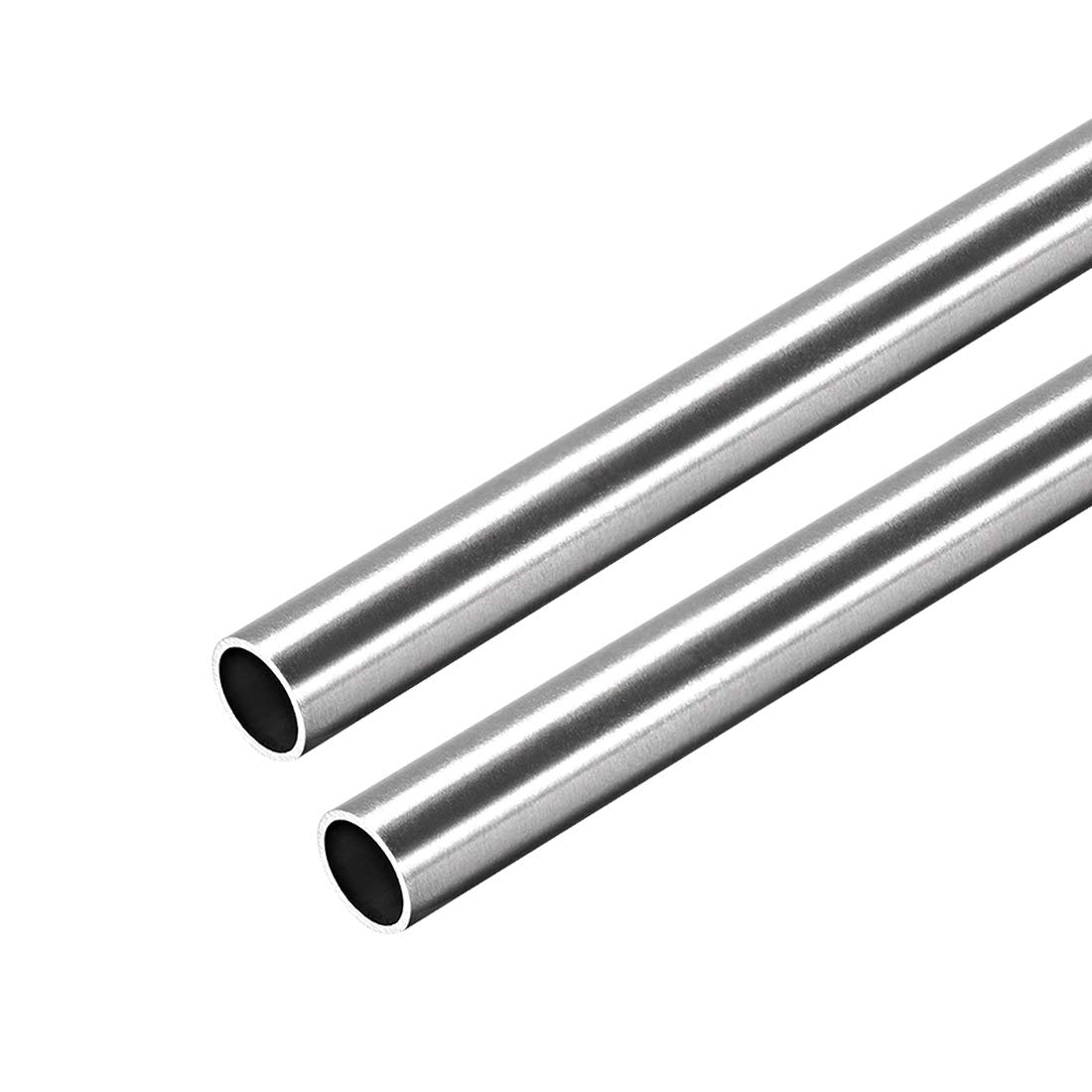 uxcell 304 Stainless Steel Round Tubing 8mm OD 0.6mm Wall Thickness 250mm Length Seamless Straight Pipe Tube 2 Pcs