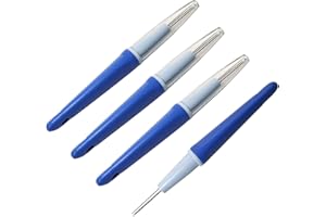 YWNYT 4Pcs Needle Felting Tools, Mini Needle Felting Handle Holder with 3 Needles Wool Felt Essential Tool Embroidery DIY Pen Style Needle Felting Tool Wool Needle Felting Accessories