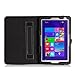 MoKo TOSHIBA Encore 2 WT8-B32CN / B64CN Case - Slim Folding Cover Case for TOSHIBA Encore WT8-B32CN / B64CN 8 Inch Windows 8.1 Tablet, BLACK