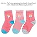 SUNBVE 5 Pack Toddler Girls' Ice Cream Funky Cotton Casual Crew Socks Ice Cream Shoe size 7-10 Toddler / 2-4 years