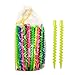 30 Pcs Spiral Hair Perm Rods for Natural Hair Plastic Hair Rod Rollers Long Hair Rods Curlers Hairdressing Styling Salon Tool