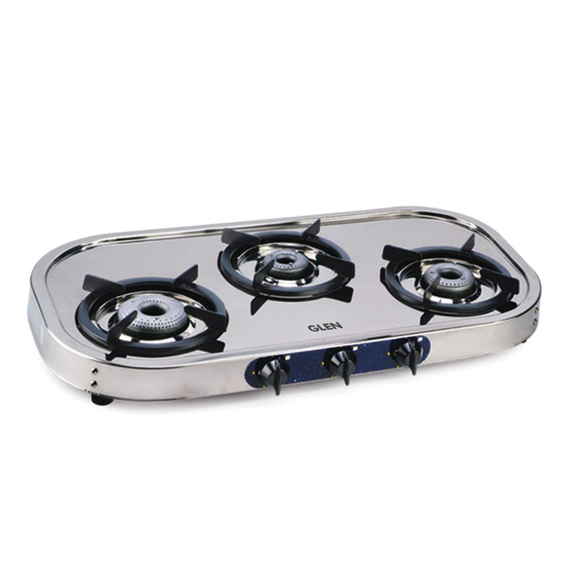 Buy Glen 3 Burner Stainless Steel Cooktop 1033 With Drip Tray Online at