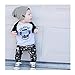 FEITONG 1Set Infant Toddler Baby Boy Letter Print T-Shirt Tops+Pants Outfits Clothes (12 Months)