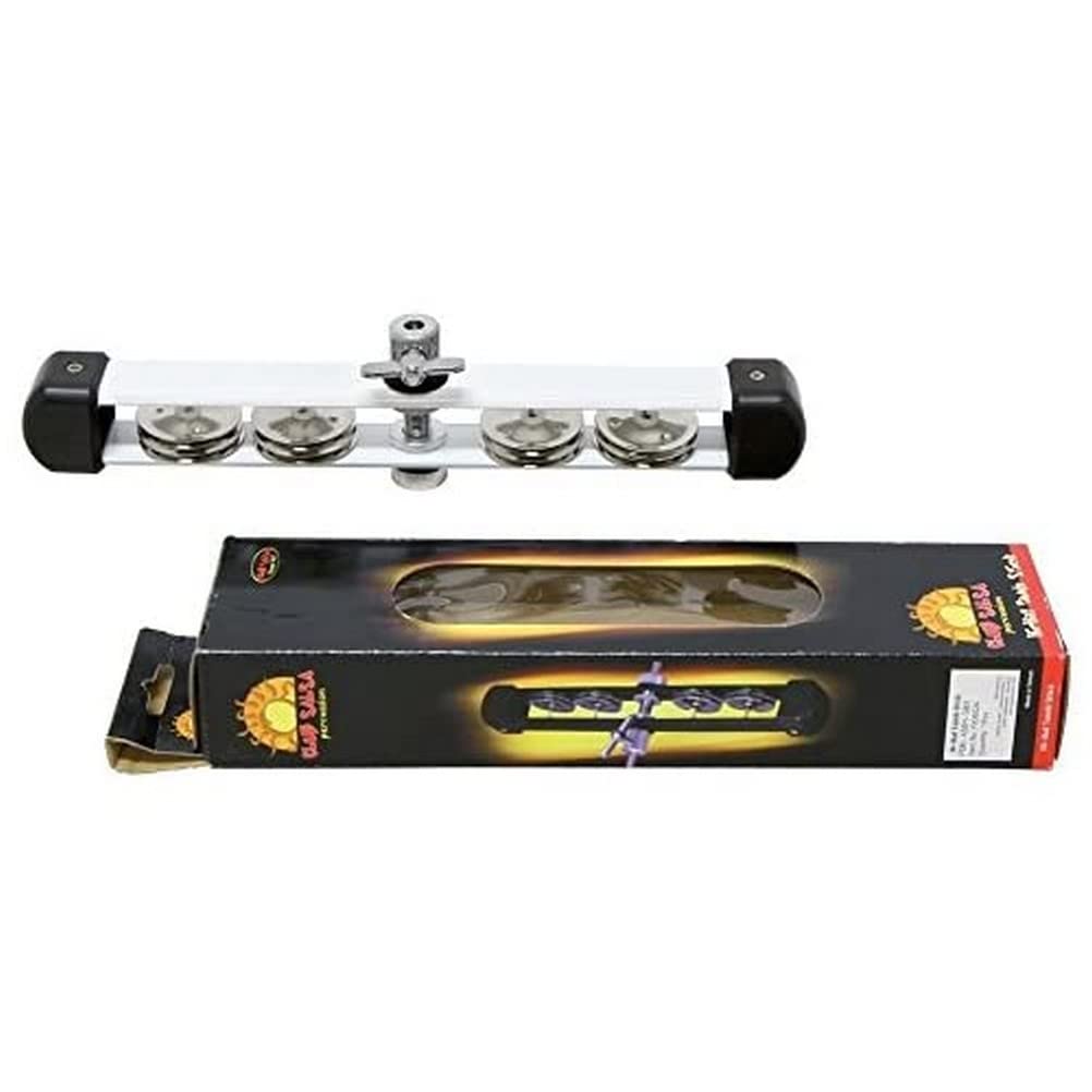 PURE GEWA CLUB SALSA F836524 Hi-Hat Tambourine with 4 Double Jingles